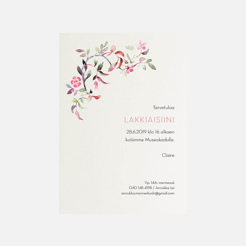 Korttisarjan suunnittelu ja maalaus Calligraphenille